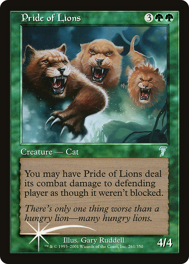 Pride of Lions (7ED-261★) [7th Edition]