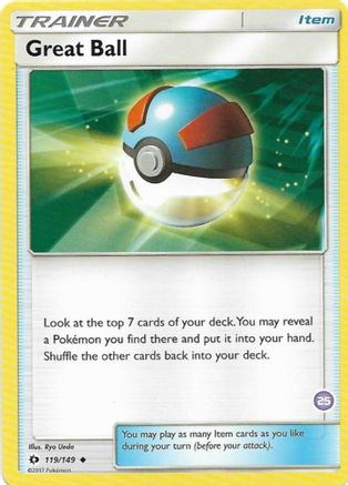 Great Ball (25) (Alolan Sandslash Half-Deck) (119) [SM Trainer Kit Alolan Sandslash & Alolan Ninetales] - Uncommon
