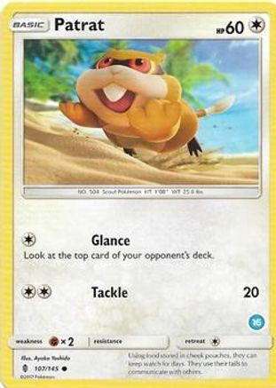 Patrat (16) (107) [SM Trainer Kit Alolan Sandslash & Alolan Ninetales] - Common