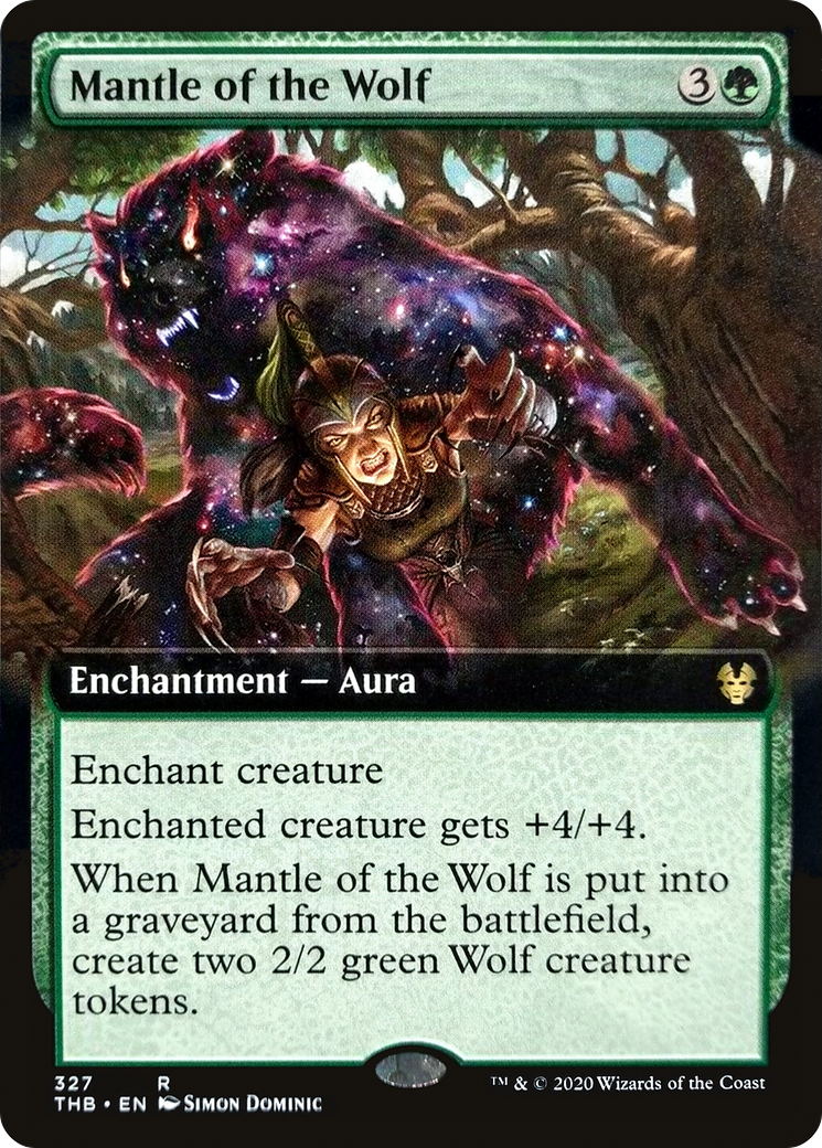 Mantle of the Wolf (Extended Art) (THB-327) [Theros Beyond Death] Foil