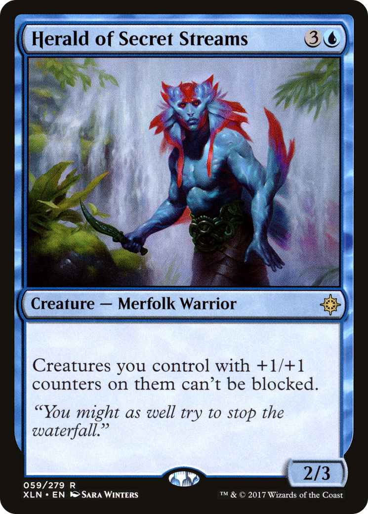 Herald of Secret Streams (XLN-059) [Ixalan] Foil