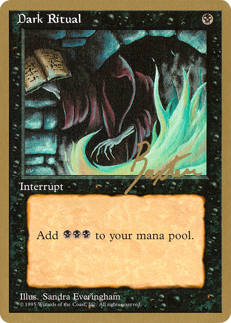 Dark Ritual - 1996 George Baxter (4ED) [Pro Tour Collector Set]