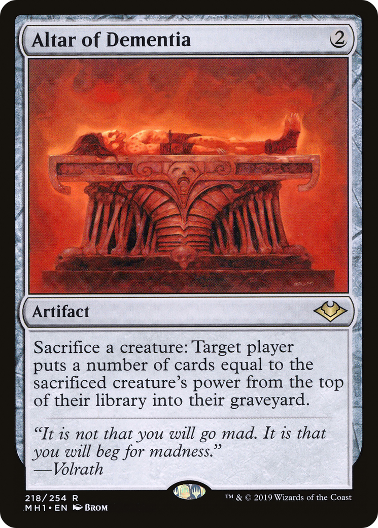 Altar of Dementia (MH1-218) [Modern Horizons]