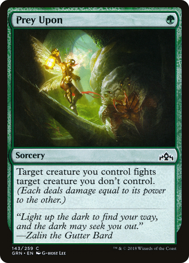 Prey Upon (GRN-143) [Guilds of Ravnica] Foil