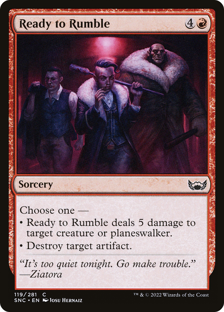 Ready to Rumble (SNC-119) [Streets of New Capenna] Foil