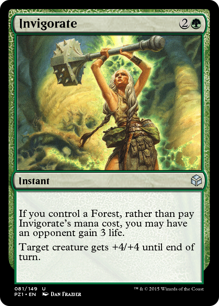 Invigorate (PZ1-081) [Legendary Cube Prize Pack] Foil