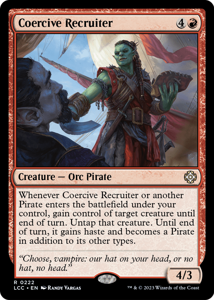 Coercive Recruiter (LCC-222) [The Lost Caverns of Ixalan Commander]