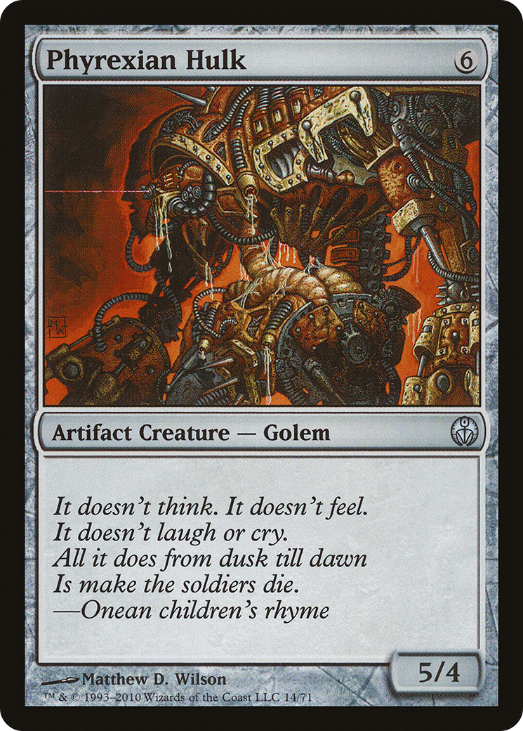 Phyrexian Hulk (DDE-014) [Duel Decks: Phyrexia vs. the Coalition]