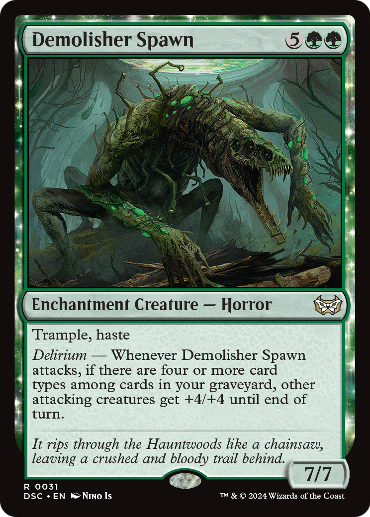 Demolisher Spawn (DSC-031) [Duskmourn: House of Horror Commander]