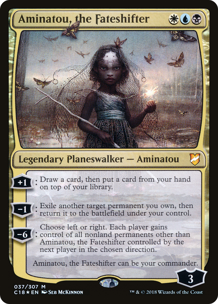 Aminatou, the Fateshifter (C18-037) [Commander 2018] Foil