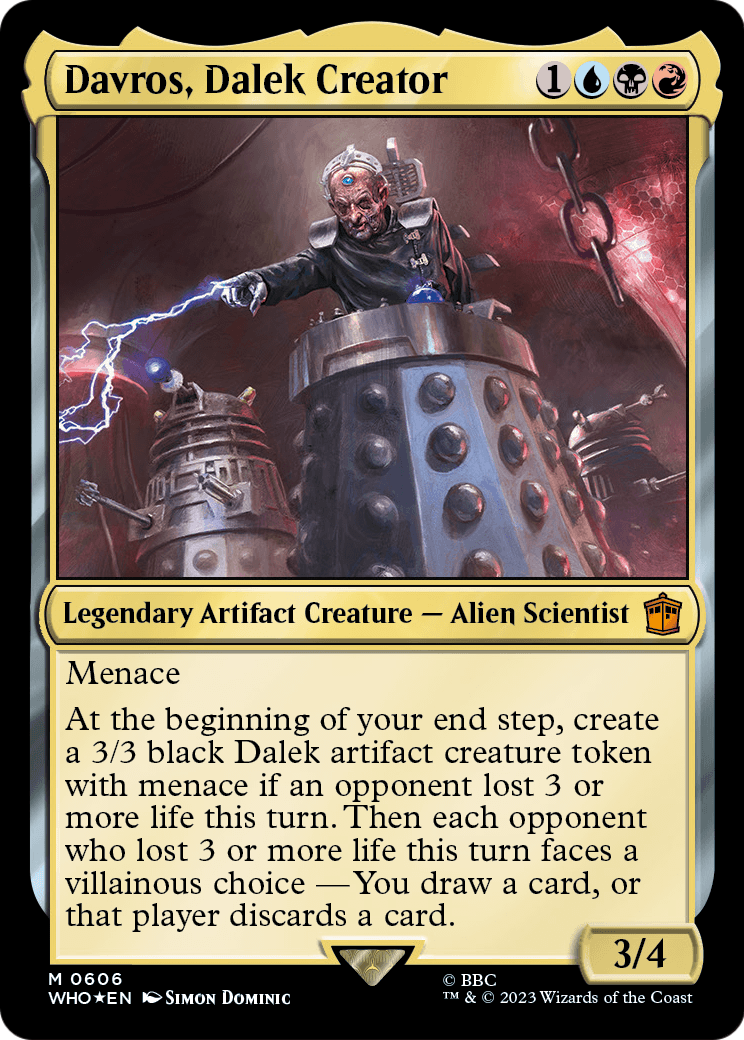 Davros, Dalek Creator (Surge Foil) (WHO-606) [Doctor Who] Foil