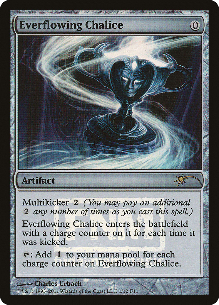 Everflowing Chalice (FNM-001) [Friday Night Magic 2011] Foil