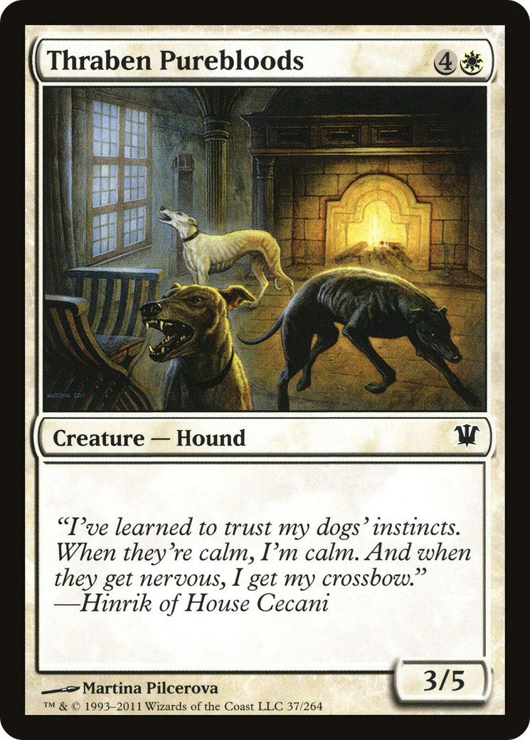Thraben Purebloods (ISD-037) [Innistrad] Foil