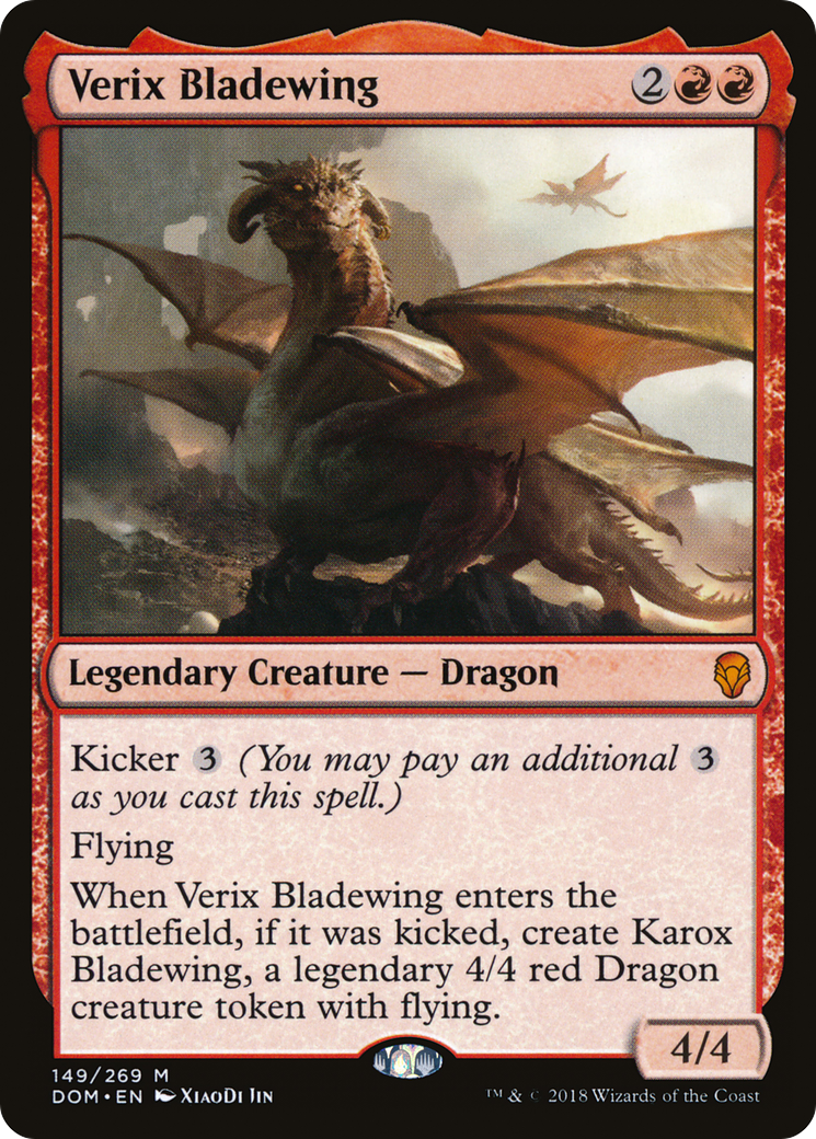 Verix Bladewing (DOM-149) [Dominaria] Foil