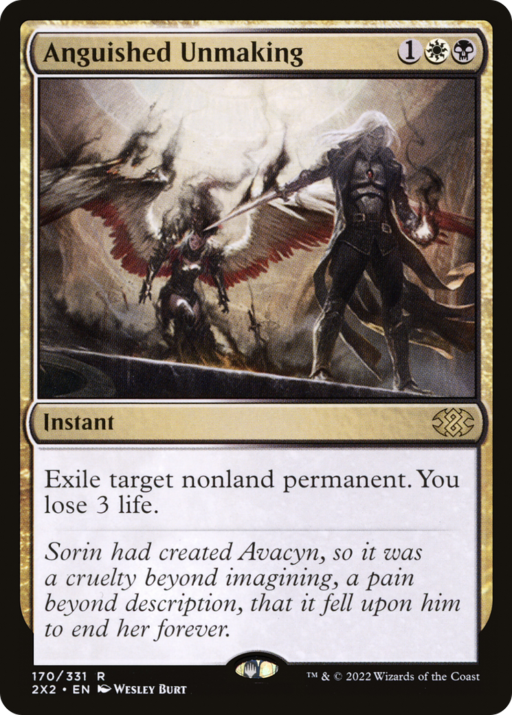 Anguished Unmaking (2X2-170) [Double Masters 2022] Foil