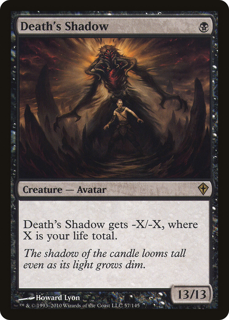Death's Shadow (WWK-057) [Worldwake] Foil