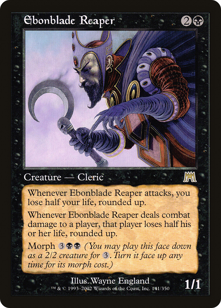 Ebonblade Reaper (ONS-141) [Onslaught] Foil