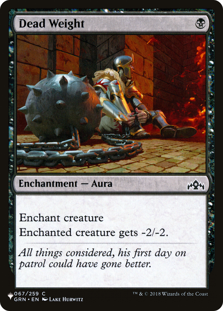 Dead Weight (LIST-GRN-67) [The List]