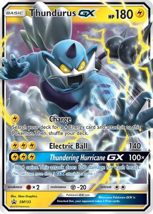 Thundurus GX - SM133 (SM133/248) [SM Promos] Holofoil - Promo