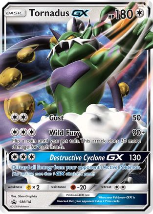 Tornadus GX - SM134 (SM134/248) [SM Promos] Holofoil - Promo
