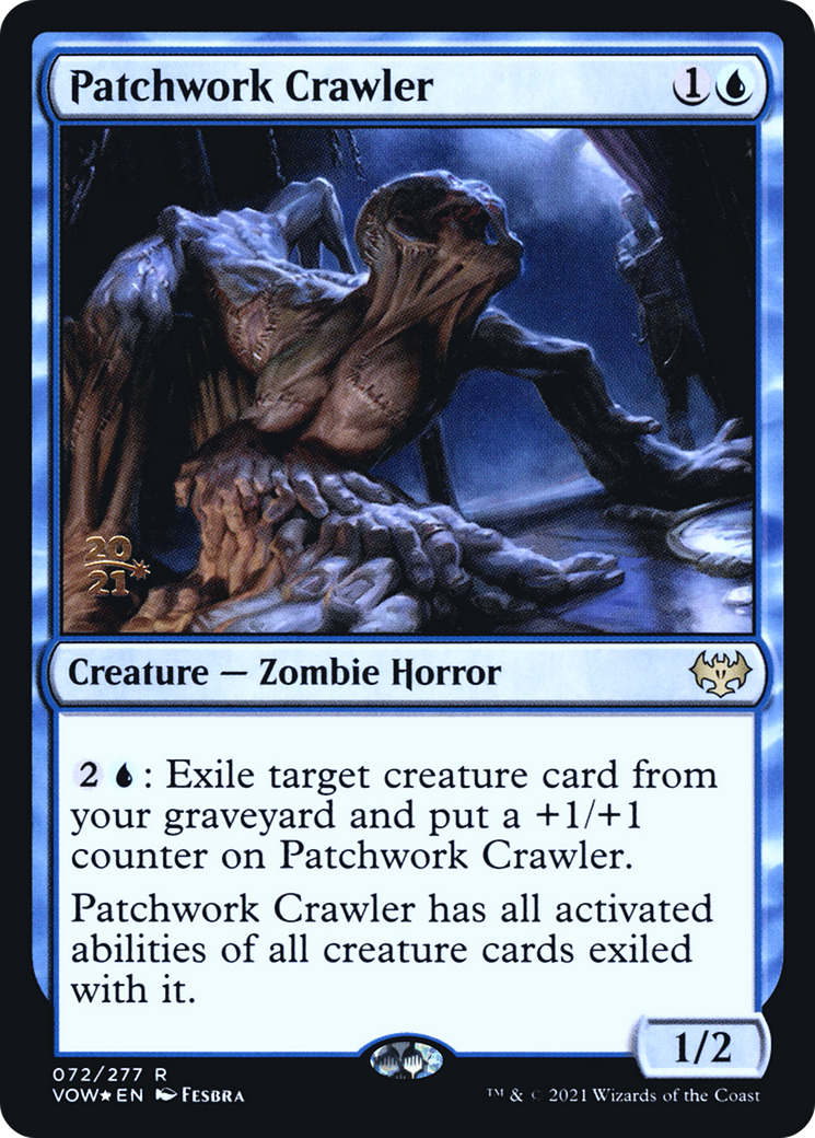 Patchwork Crawler (PRE-072) [Innistrad: Crimson Vow Promos] Foil