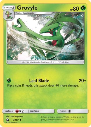 Grovyle (009/168) [SM  Celestial Storm] - Uncommon