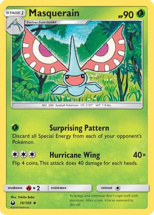 Masquerain (16/168) [SM  Celestial Storm] - Uncommon