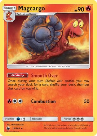 Magcargo (024/168) [SM  Celestial Storm] - Rare