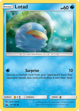 Lotad (36/168) [SM  Celestial Storm] - Common