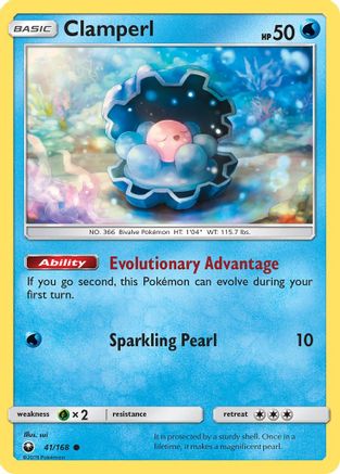 Clamperl (041/168) [SM  Celestial Storm] - Common