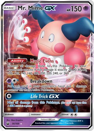 Mr. Mime GX (056/168) [SM  Celestial Storm] Holofoil - Ultra Rare