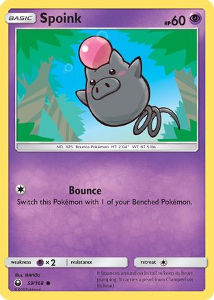 Spoink (059/168) [SM  Celestial Storm] - Common