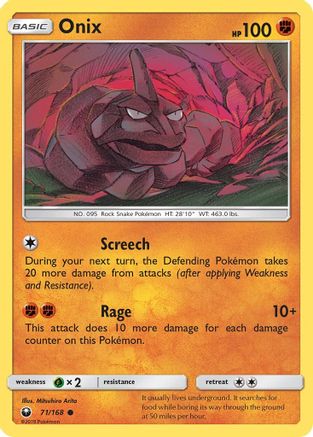 Onix (071/168) [SM  Celestial Storm] - Common