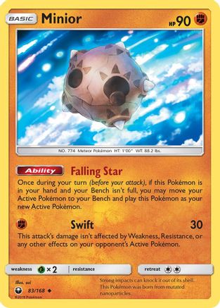 Minior (083/168) [SM  Celestial Storm] Reverse Holofoil - Uncommon