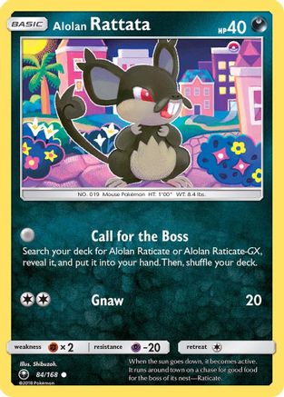 Alolan Rattata (084/168) [SM  Celestial Storm] - Common