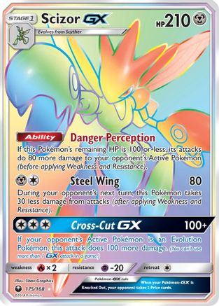 Scizor GX (Secret) (175/168) [SM  Celestial Storm] Holofoil - Secret Rare