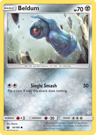 Beldum (93/168) [SM  Celestial Storm] Reverse Holofoil - Common