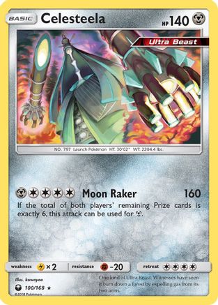 Celesteela (100/168) [SM  Celestial Storm] Reverse Holofoil - Holo Rare