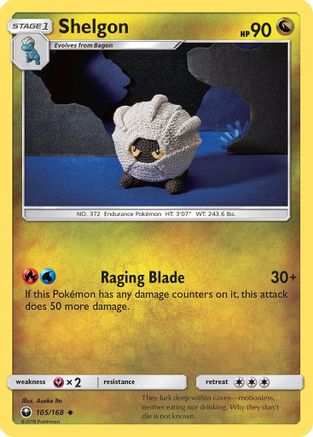 Shelgon (105/168) [SM  Celestial Storm] - Uncommon