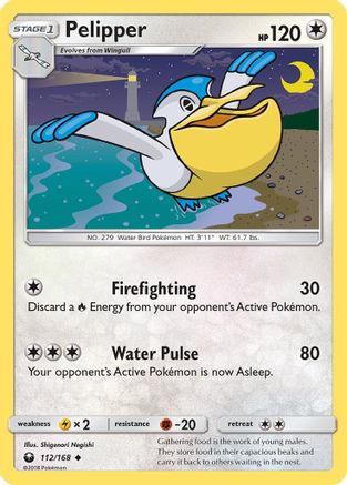 Pelipper (112/168) [SM  Celestial Storm] - Uncommon