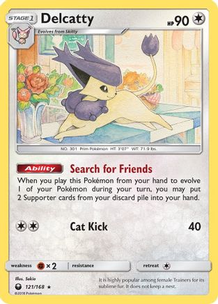 Delcatty (121/168) [SM  Celestial Storm] Holofoil - Holo Rare