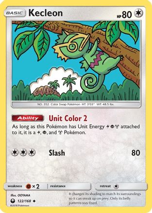 Kecleon (122/168) [SM  Celestial Storm] Reverse Holofoil - Uncommon
