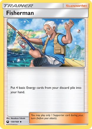 Fisherman (130/168) [SM  Celestial Storm] Reverse Holofoil - Uncommon