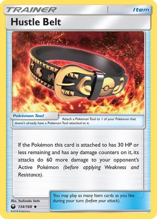 Hustle Belt (134/168) [SM  Celestial Storm] - Uncommon