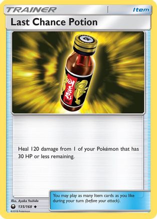Last Chance Potion (135/168) [SM  Celestial Storm] Reverse Holofoil - Uncommon