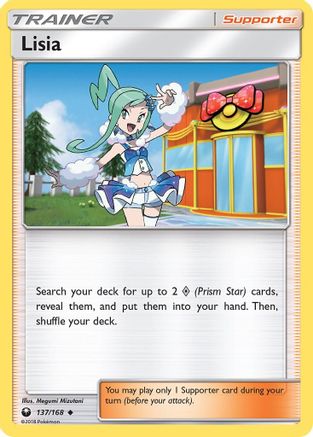 Lisia (137/168) [SM  Celestial Storm] Reverse Holofoil - Uncommon