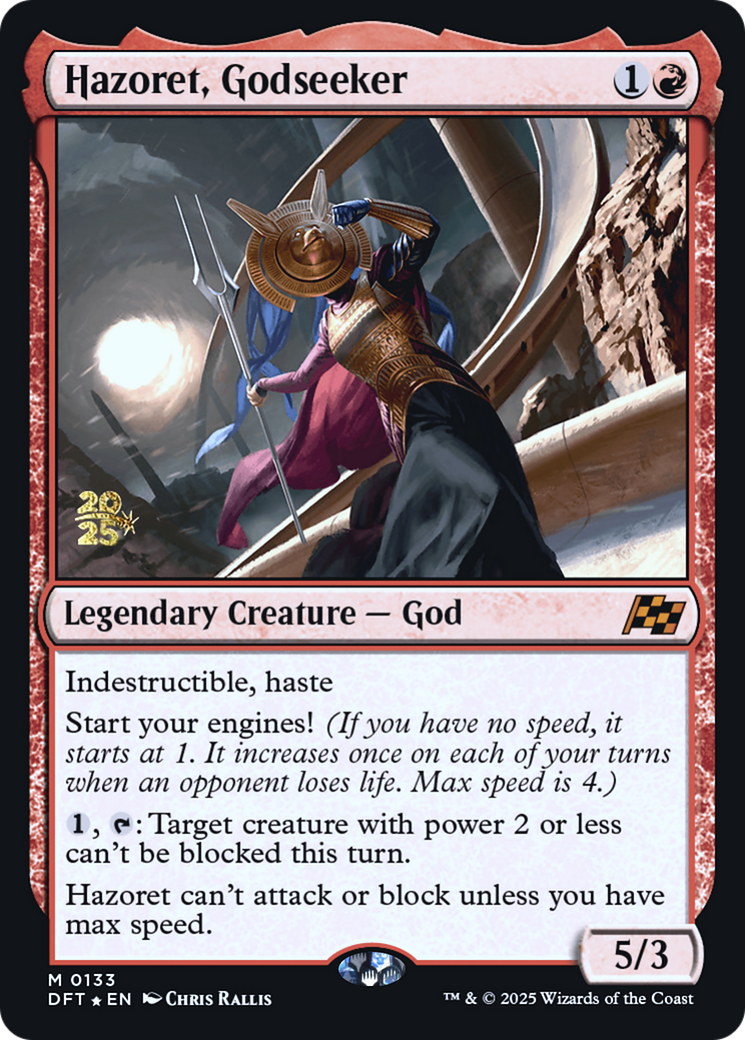 Hazoret, Godseeker (PRE-133) [Prerelease Cards] Foil
