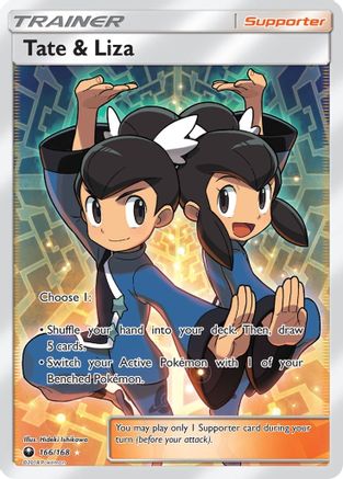Tate & Liza (Full Art) (166/168) [SM  Celestial Storm] Holofoil - Ultra Rare