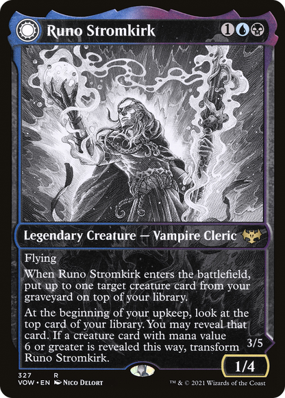 Runo Stromkirk (Showcase) (VOW-327) [Innistrad: Crimson Vow]
