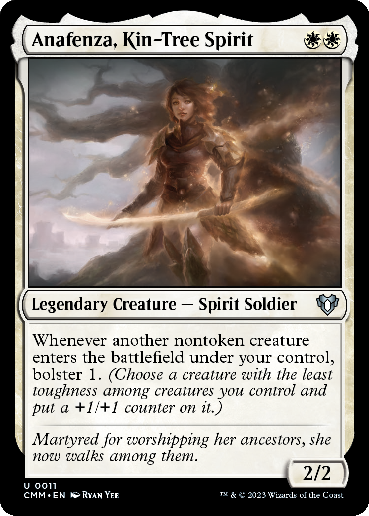 Anafenza, Kin-Tree Spirit (CMM-011) [Commander Masters] Foil